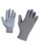 Manusi de protectie gri semiacoperite nitril cu manson elastic Top Strong la blister